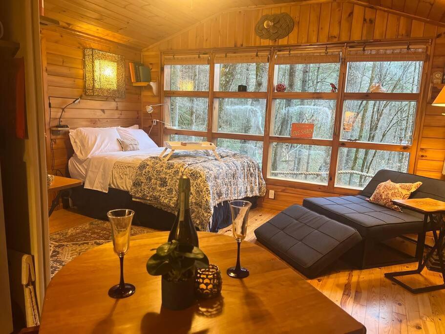 Private Mtn Love Shack W/ Fast Wifi, Bbq & View Franklin Esterno foto
